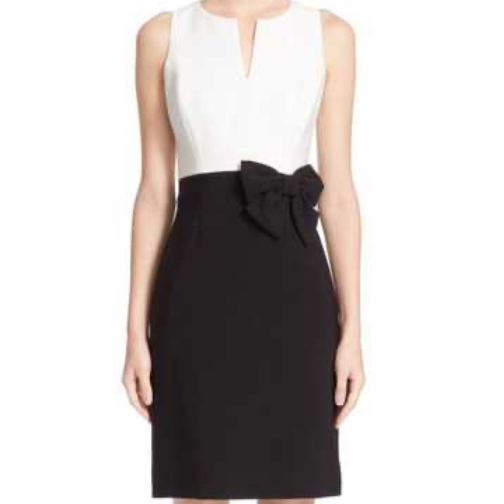Kate Spade Black and White Midi Dress